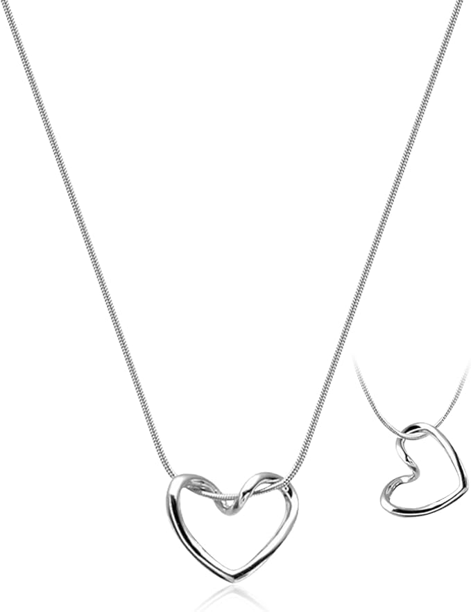 Elegant Heart Pendant Necklace