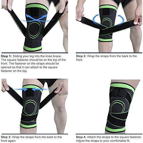 Professional Knee Support Brace – Breathable, Adjustable & High Flexibility - Trendhub Pakistan
