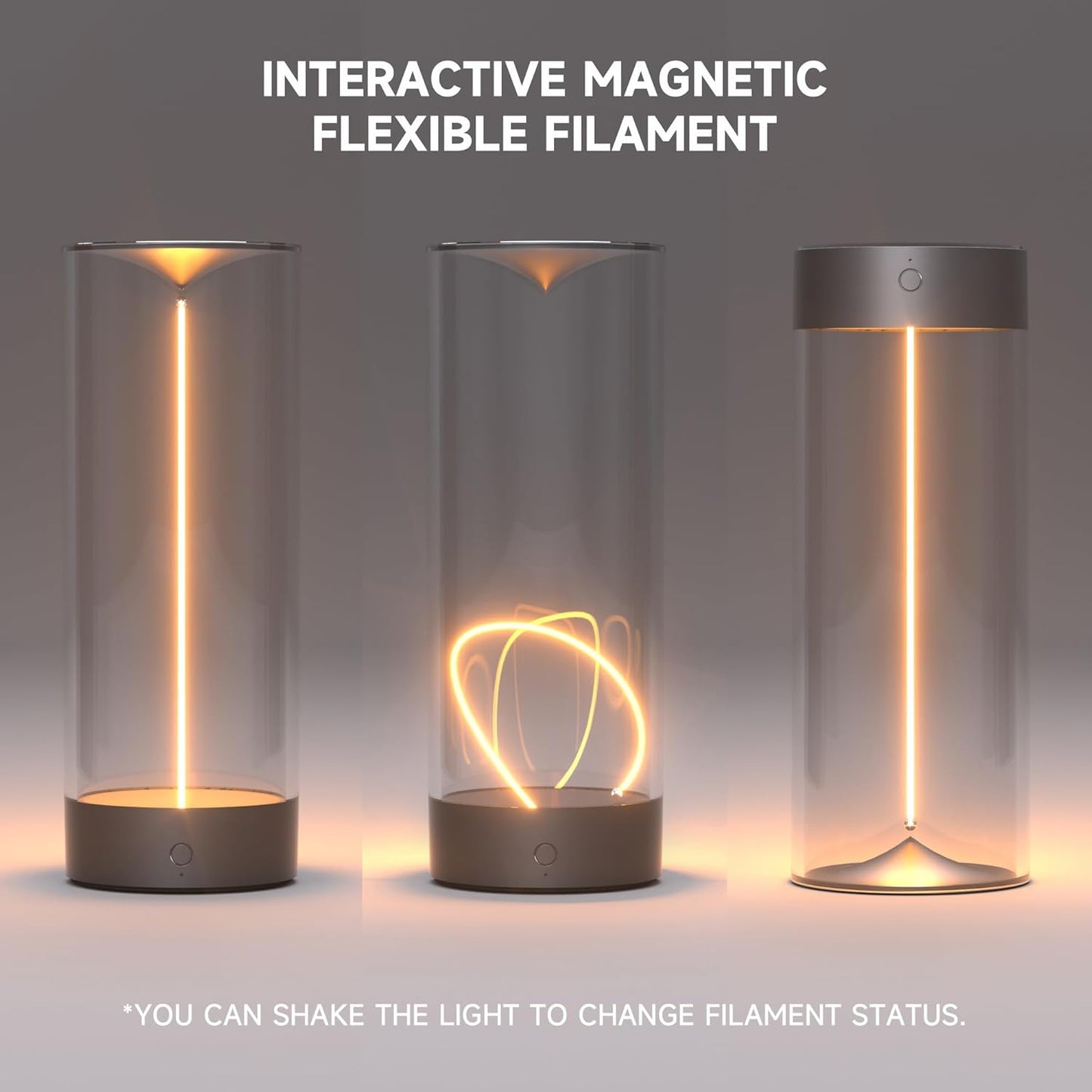 Minimalist Cordless LED Desk Lamp – Rechargeable & Dimmable Night Light