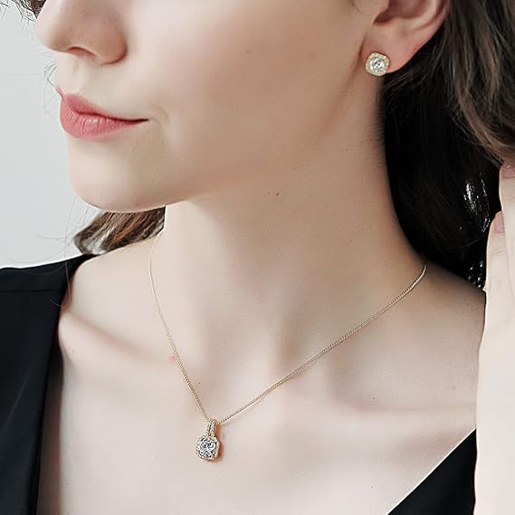 Solitaire Pendant Set