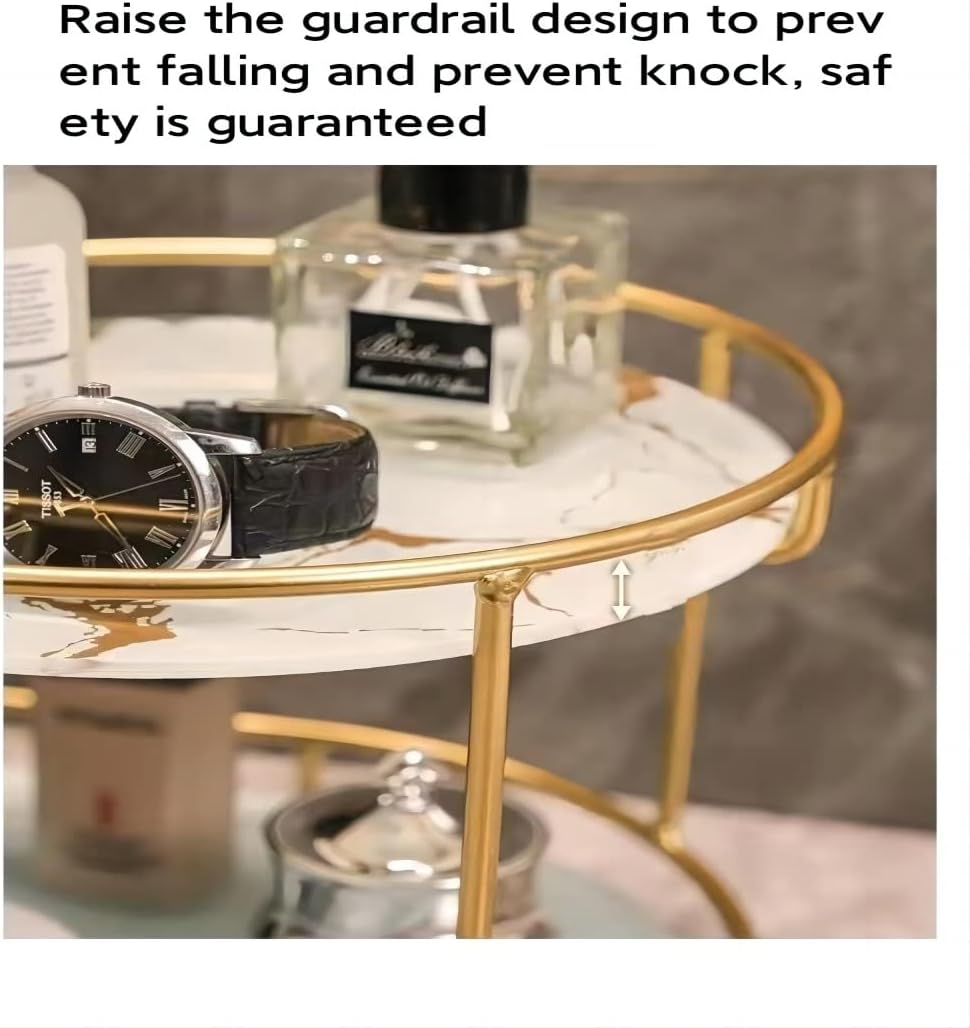 3-Tier Storage Tray for Makeup, Toiletries, & Home Decor
