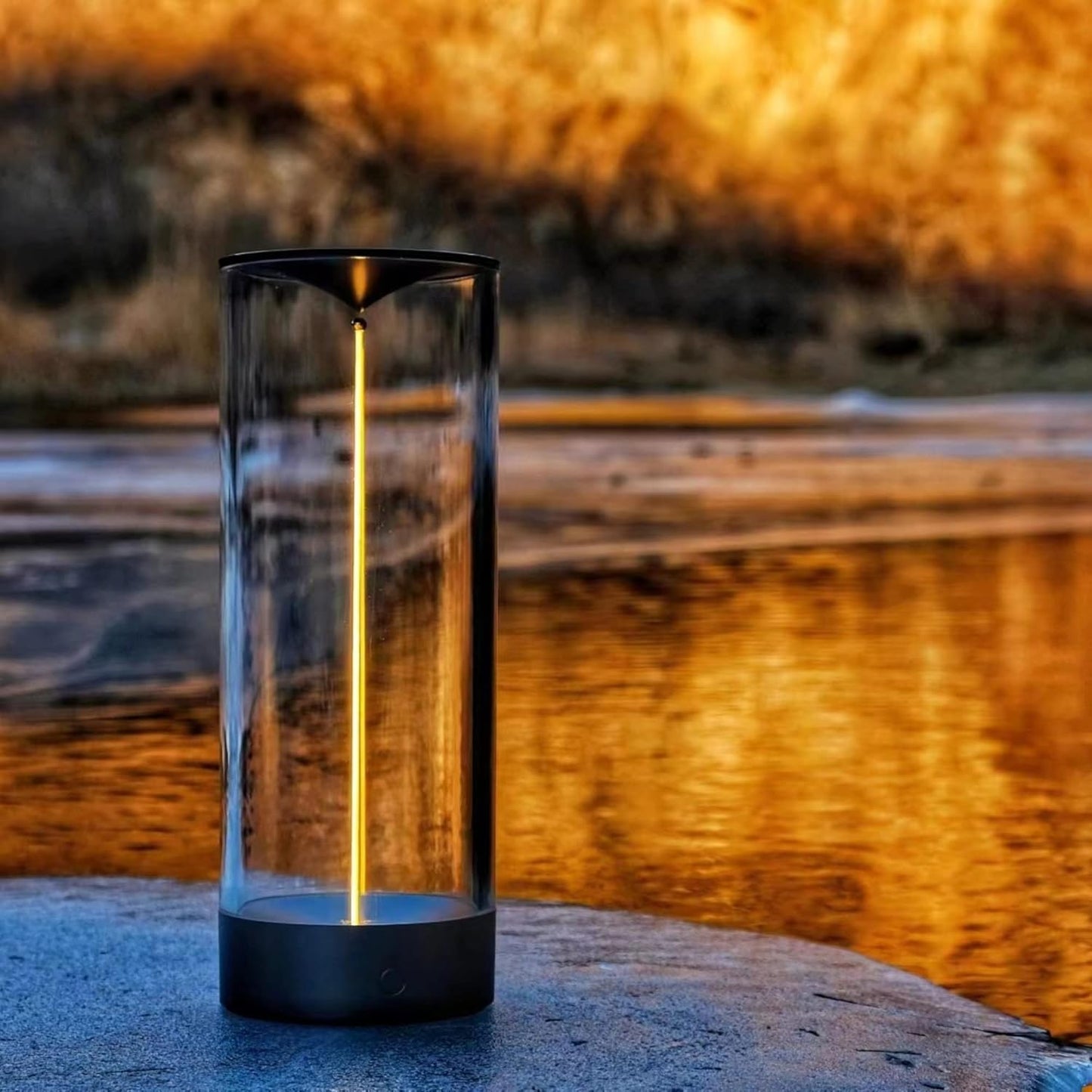 Minimalist Cordless LED Desk Lamp – Rechargeable & Dimmable Night Light