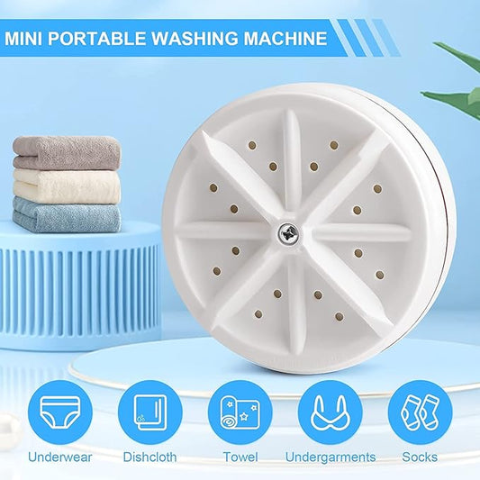 USB-Powered Mini Portable Washing Machine: Perfect for Travel, College, and Small Spaces