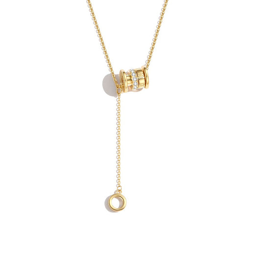 Timeless Gold Bead Pendant