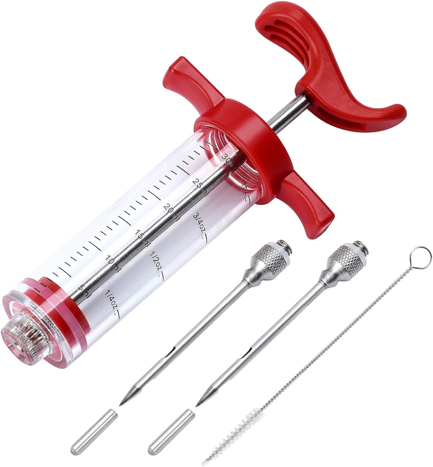 Meat Injection Stainless Steel - BBQ Meat Marinade Flavor Seasoning Injector Needle