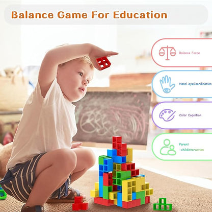 Tetra Stacking Tower Game Set