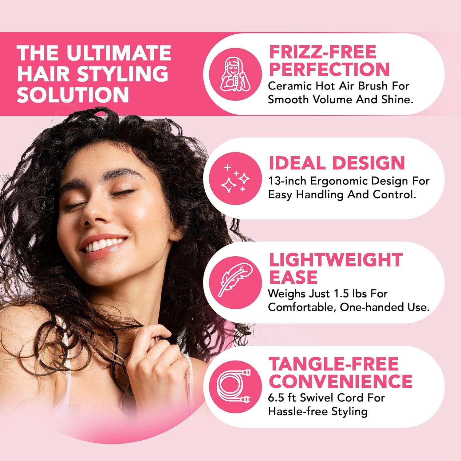 Hair Dryer, Volumizer, Curler & Straightener - Trendhub Pakistan