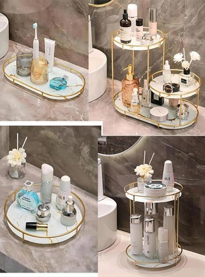 3-Tier Storage Tray for Makeup, Toiletries, & Home Decor