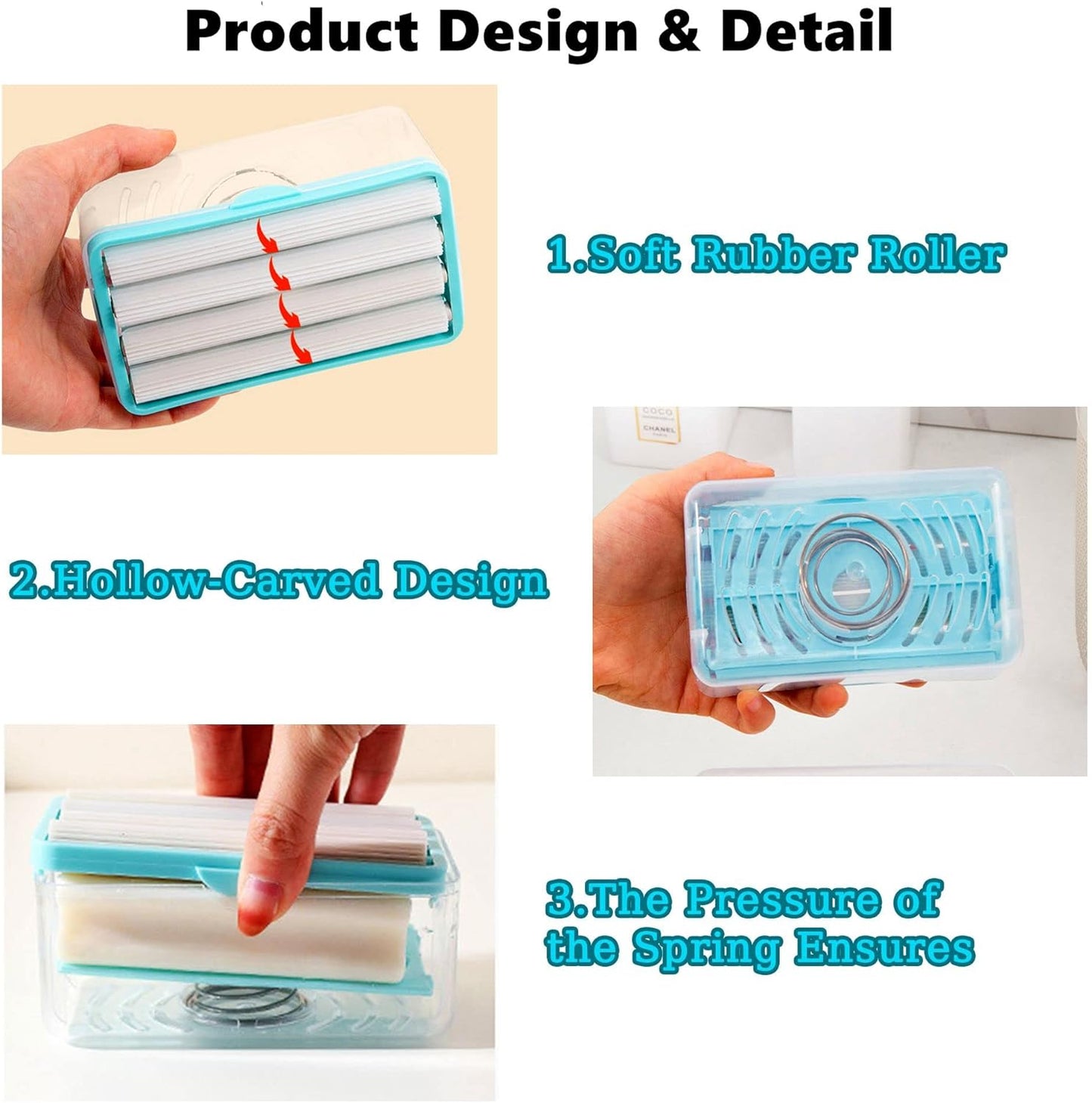 2-in-1 Soap Roller Dispenser