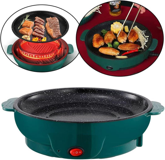 3-in-1 Electric Cooking Pot, Versatile Electric Multipurpose Pan