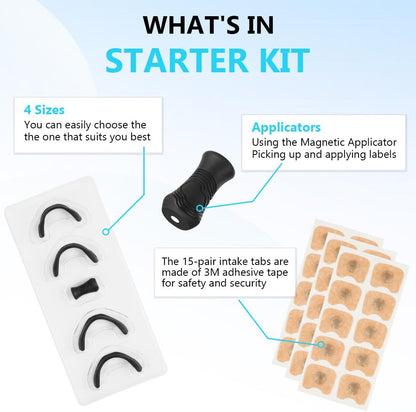 Nasal Breathing Dilator Set – Anti Snoring Device with Magnetic Nose Patches  – Improves Sleep & Reduces Nasal Congestion