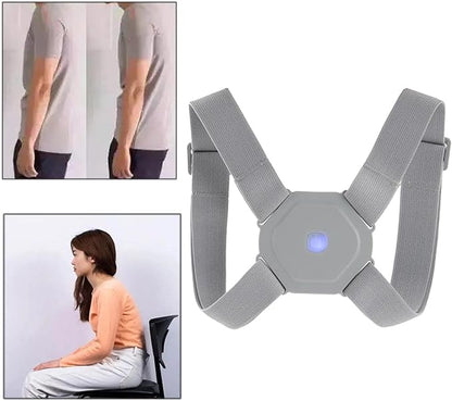 Smart Posture Corrector with Sensor Vibration - Adjustable Upper Back Brace