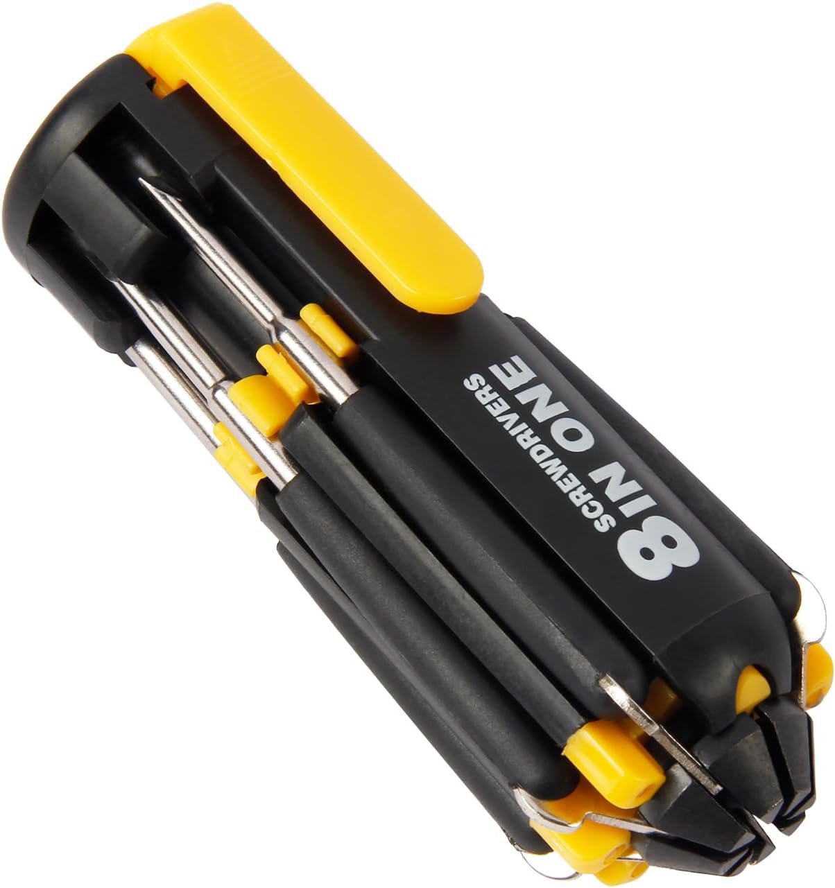 8 in 1 Screw driver with Flashlight