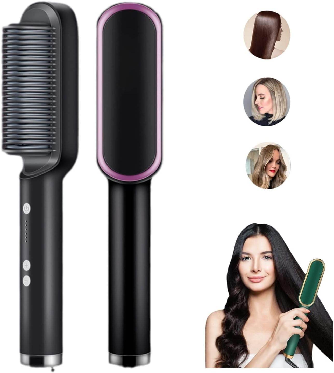2 in 1 Brush & Curler - Trendhub Pakistan