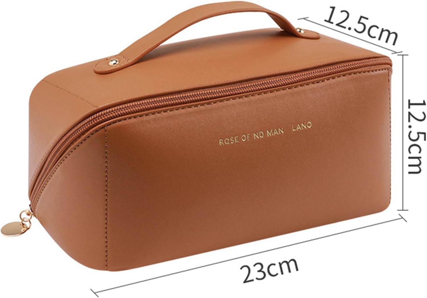Travel Makeup Bag – Large Capacity Waterproof Cosmetic Organizer with Compartments | Portable Toiletry Bag for Women - Trendhub Pakistan
