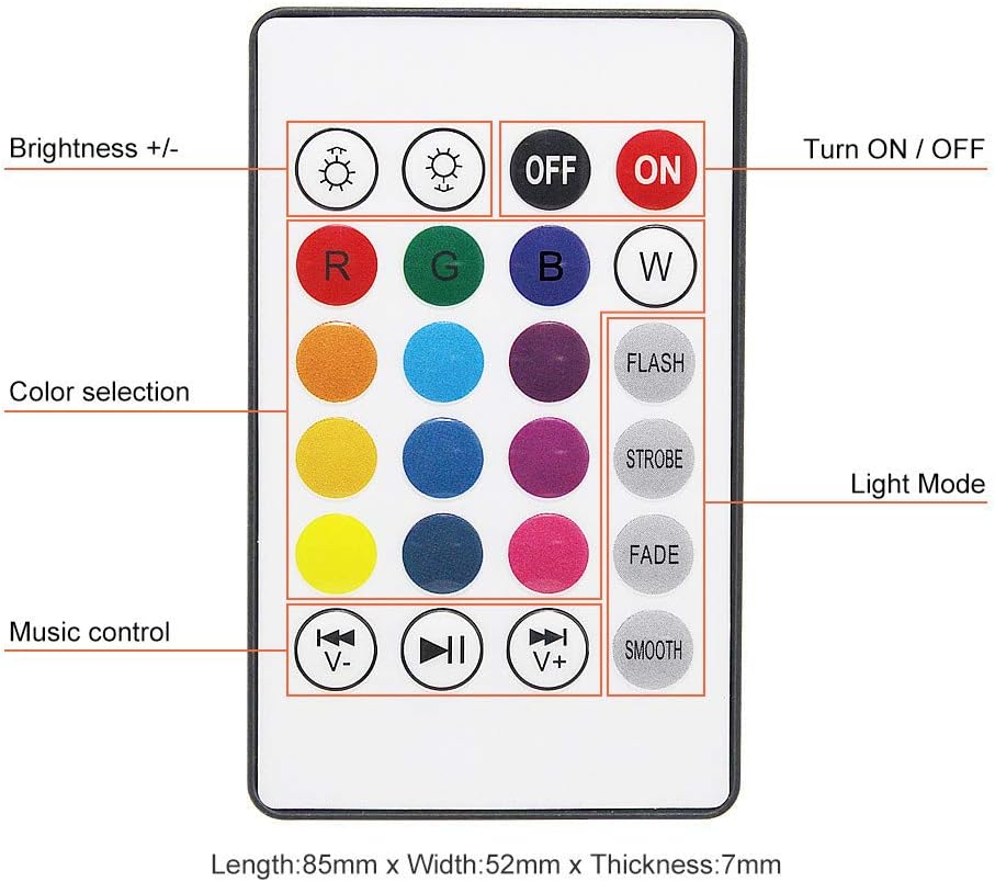 Light RGB Bulb Bluetooth Speaker with Remote Control