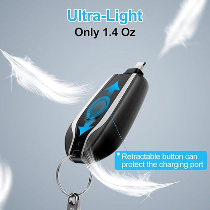 Keychain Power Bank - 1500mAh - Type C