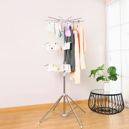 360° Clothes Drying Rack Foldable