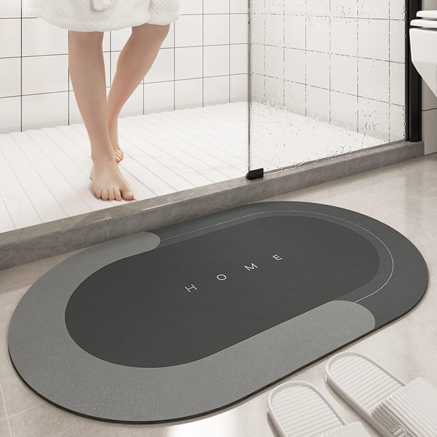 Bathroom Mat - Anti Slip Water Absorbent