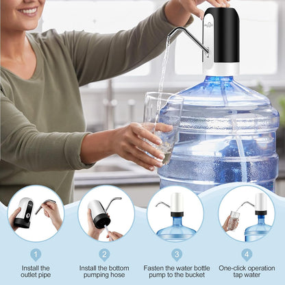 Water Bottle Dispenser, USB Charging Water Bottle Pump