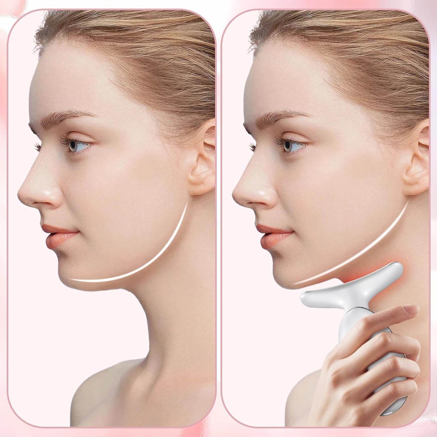 Women’s Neck & Face Rejuvenation Anti-Aging Massager – Skin Tightening & Lifting Tool - Trendhub Pakistan