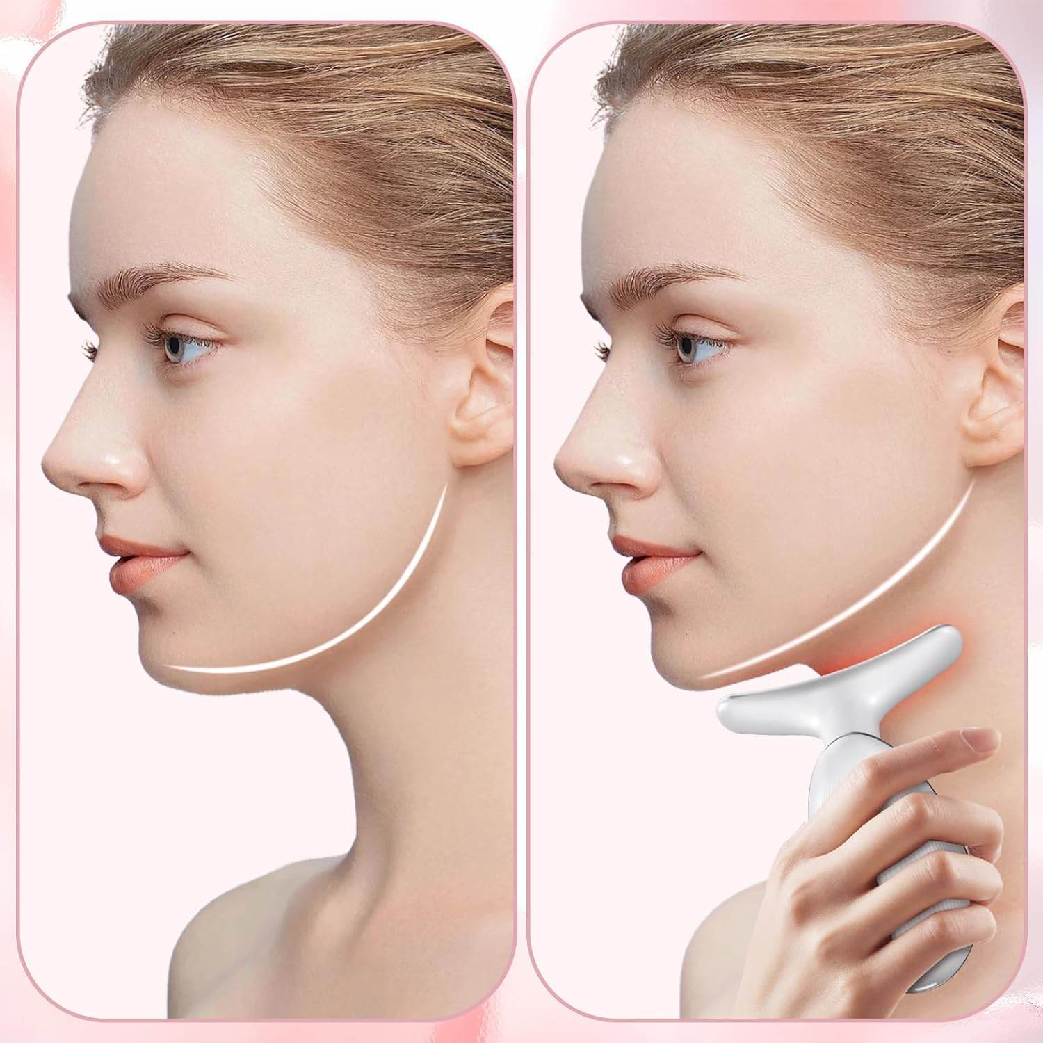 Women’s Neck & Face Rejuvenation Anti-Aging Massager – Skin Tightening & Lifting Tool - Trendhub Pakistan