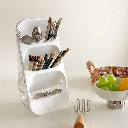 Kitchen Utensil Holder 3-layer