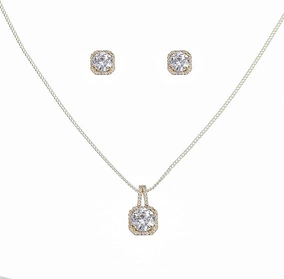 Solitaire Pendant Set