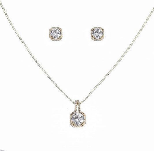 Solitaire Pendant Set