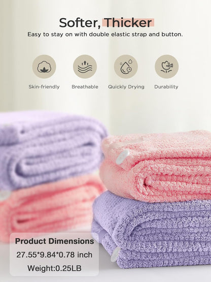 Twist Hair Towel - Microfiber Hair Towel