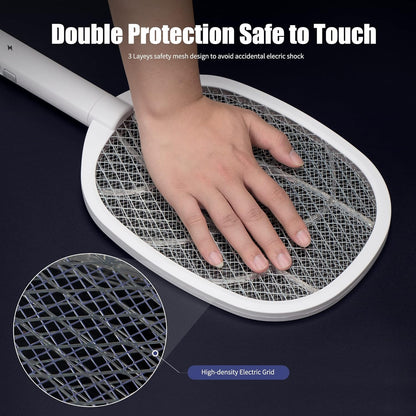 2-in-1 Electric Bug Zapper Racket