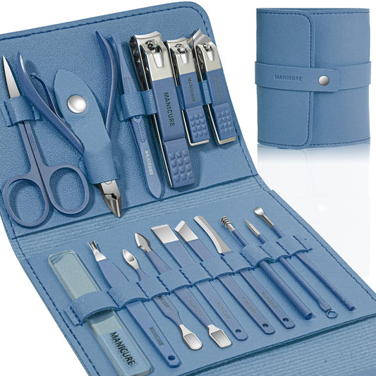 16 in 1 Nail Clippers Manicure & Pedicure Kit