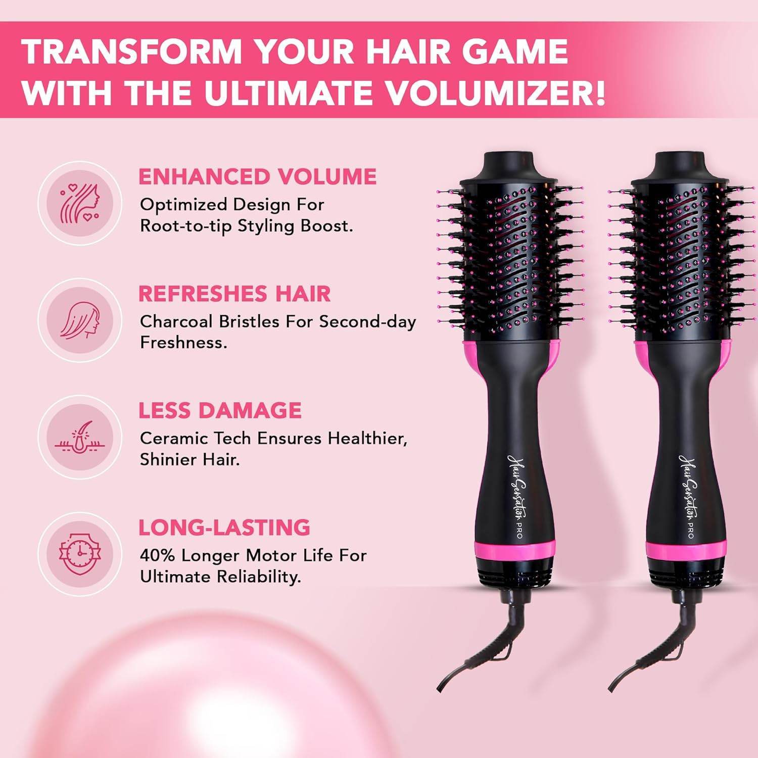 Hair Dryer, Volumizer, Curler & Straightener - Trendhub Pakistan