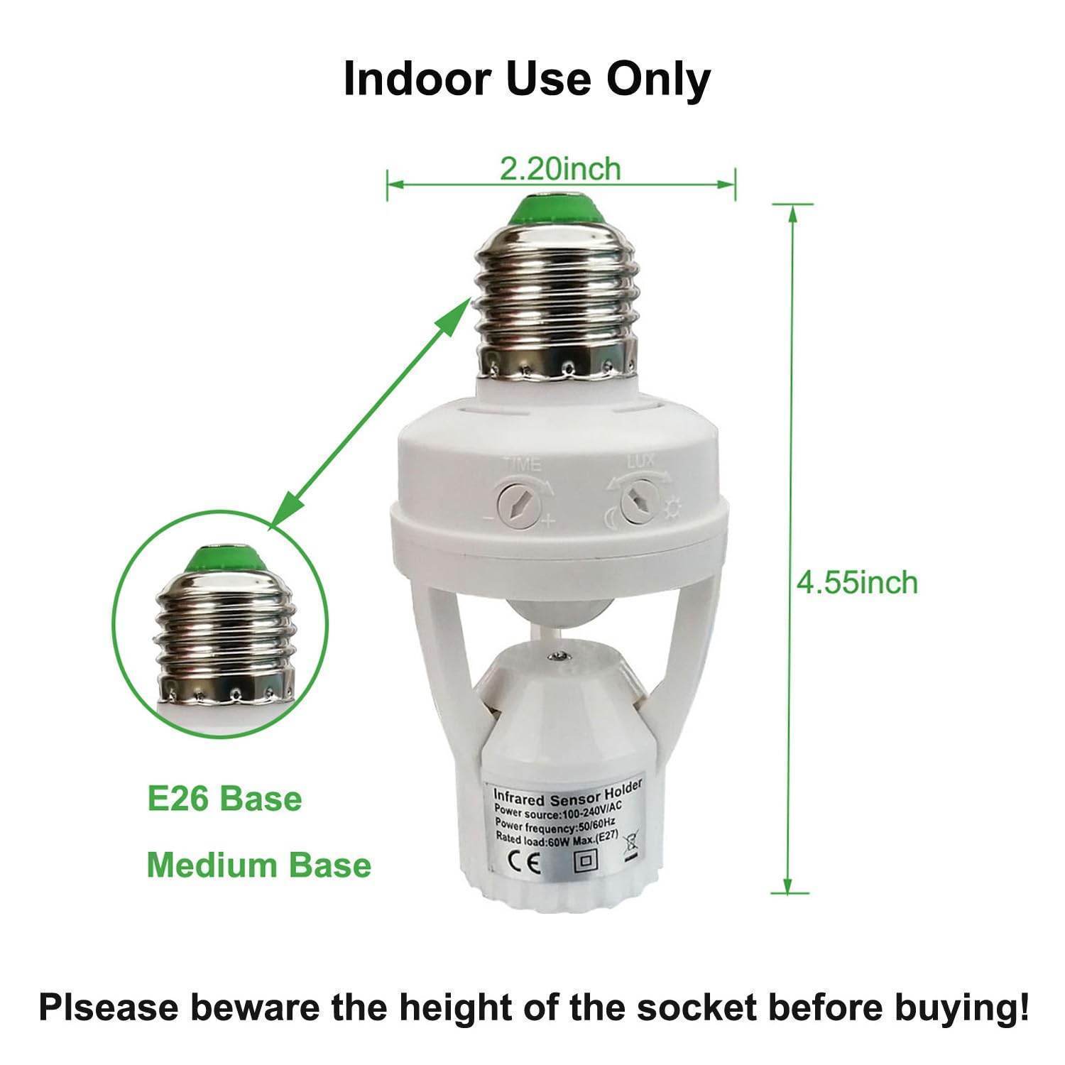 Smart Motion Sensor Light Socket - Trendhub Pakistan