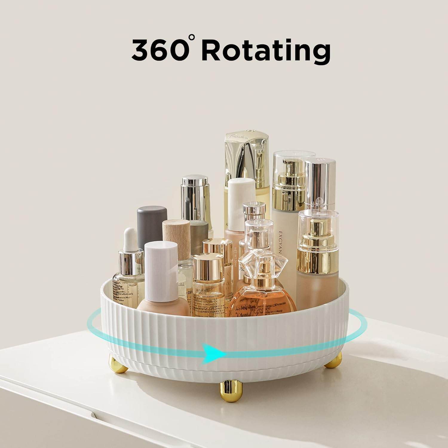 360° Rotating Makeup Organizer - Trendhub Pakistan