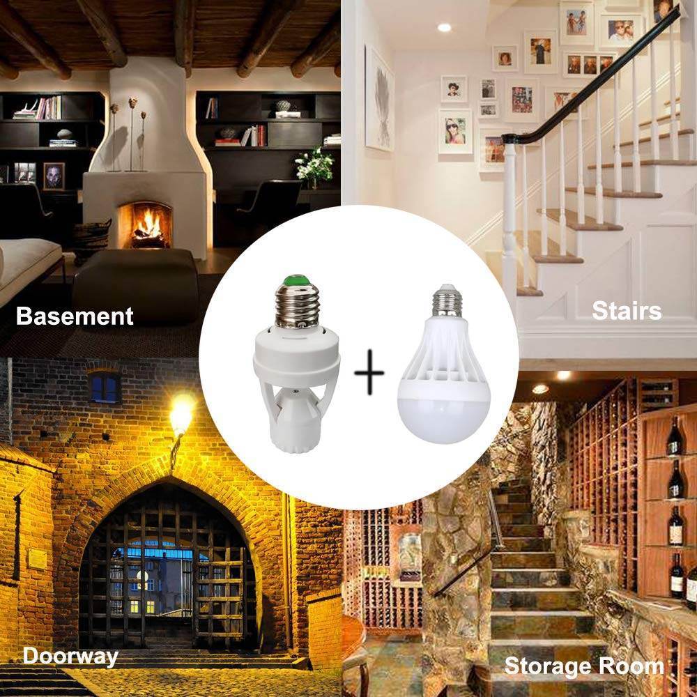 Smart Motion Sensor Light Socket - Trendhub Pakistan