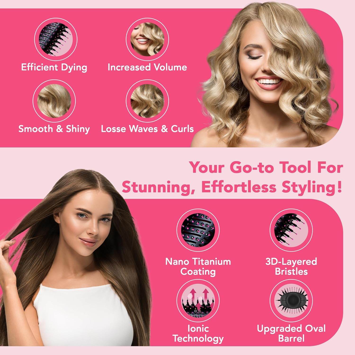 Hair Dryer, Volumizer, Curler & Straightener - Trendhub Pakistan