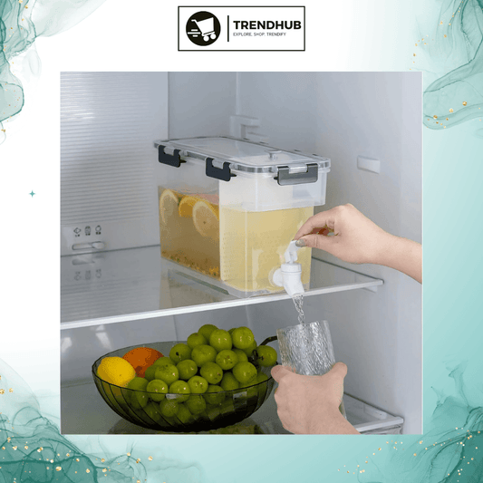 Fridge Water Cooler with Faucet - 3.5L - Trendhub Pakistan