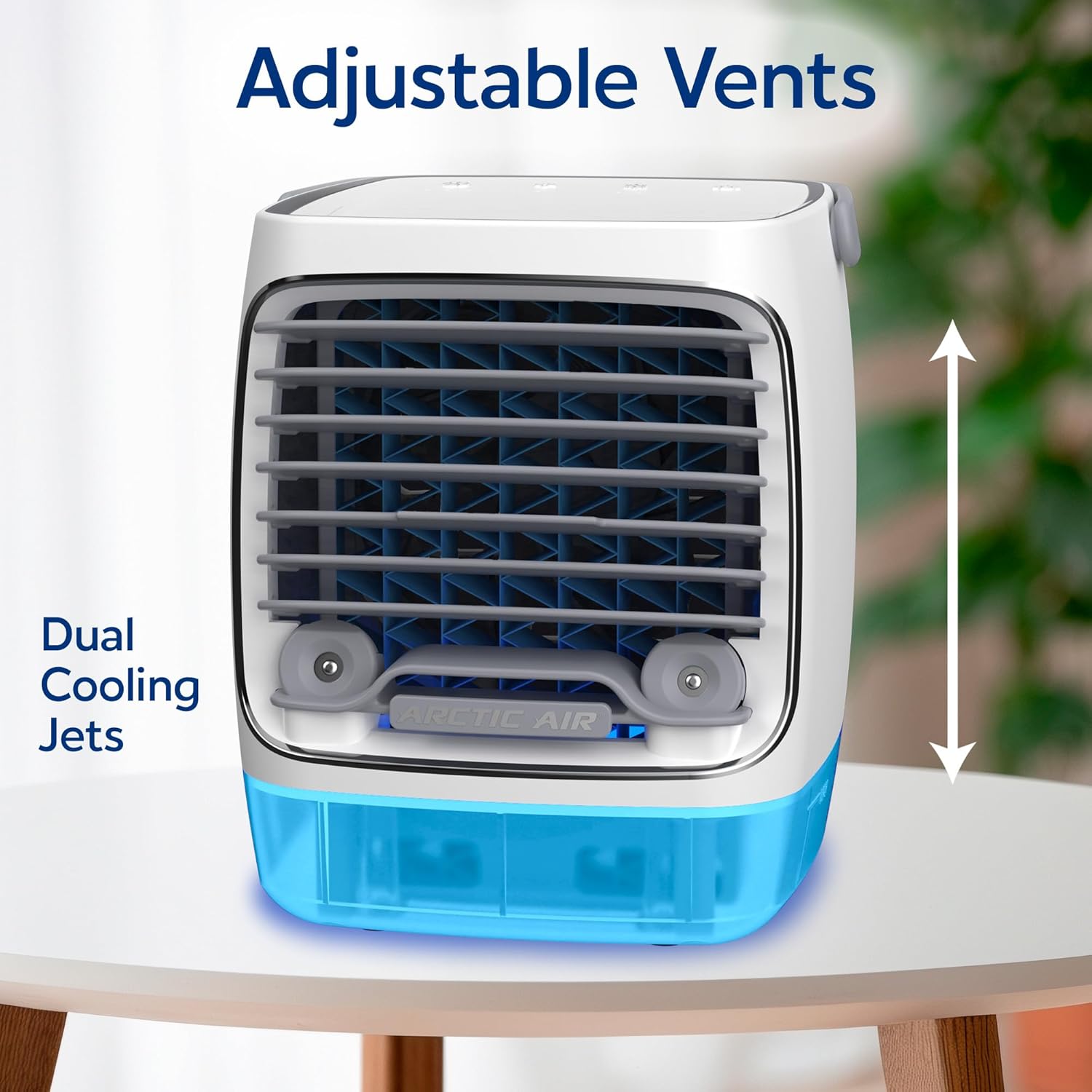 Arctic Air Turbo Chill Evaporative Cooler - Portable Personal Fan with ...